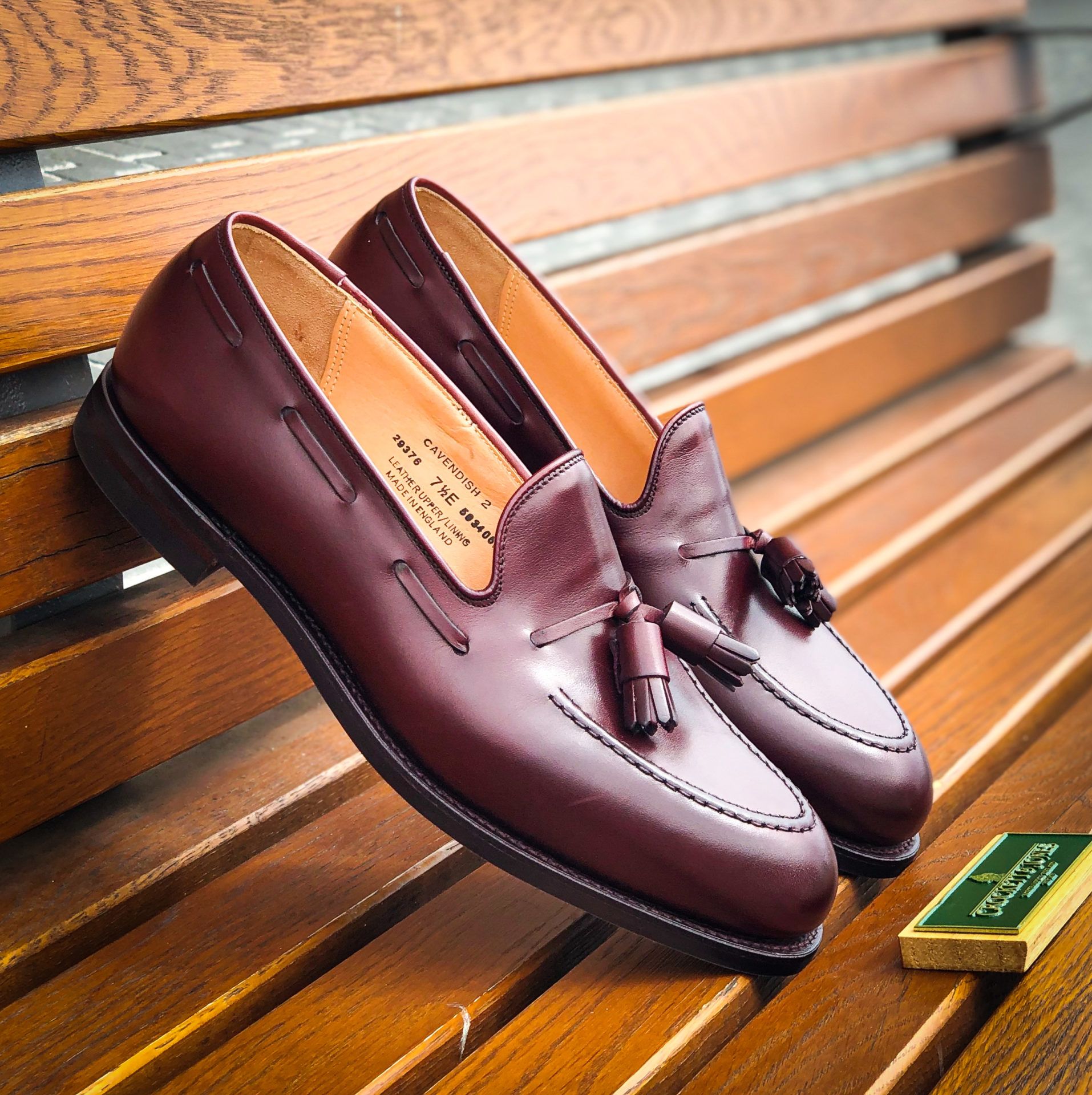 Crockett & Jones Cavendish Burgundy • Brogue