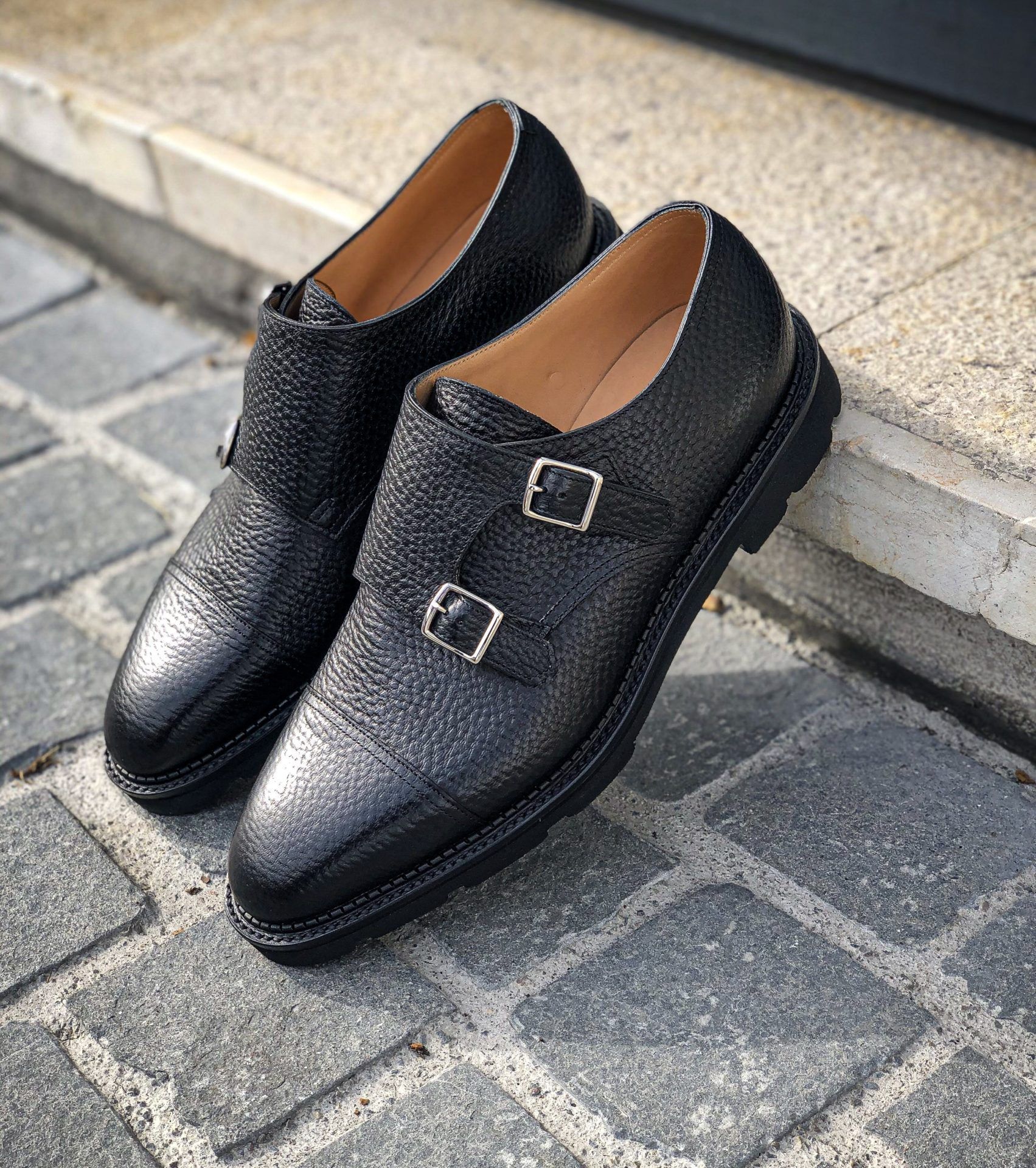 John Lobb William Black Grain • Luxury Shoes in Geneva | Brogue