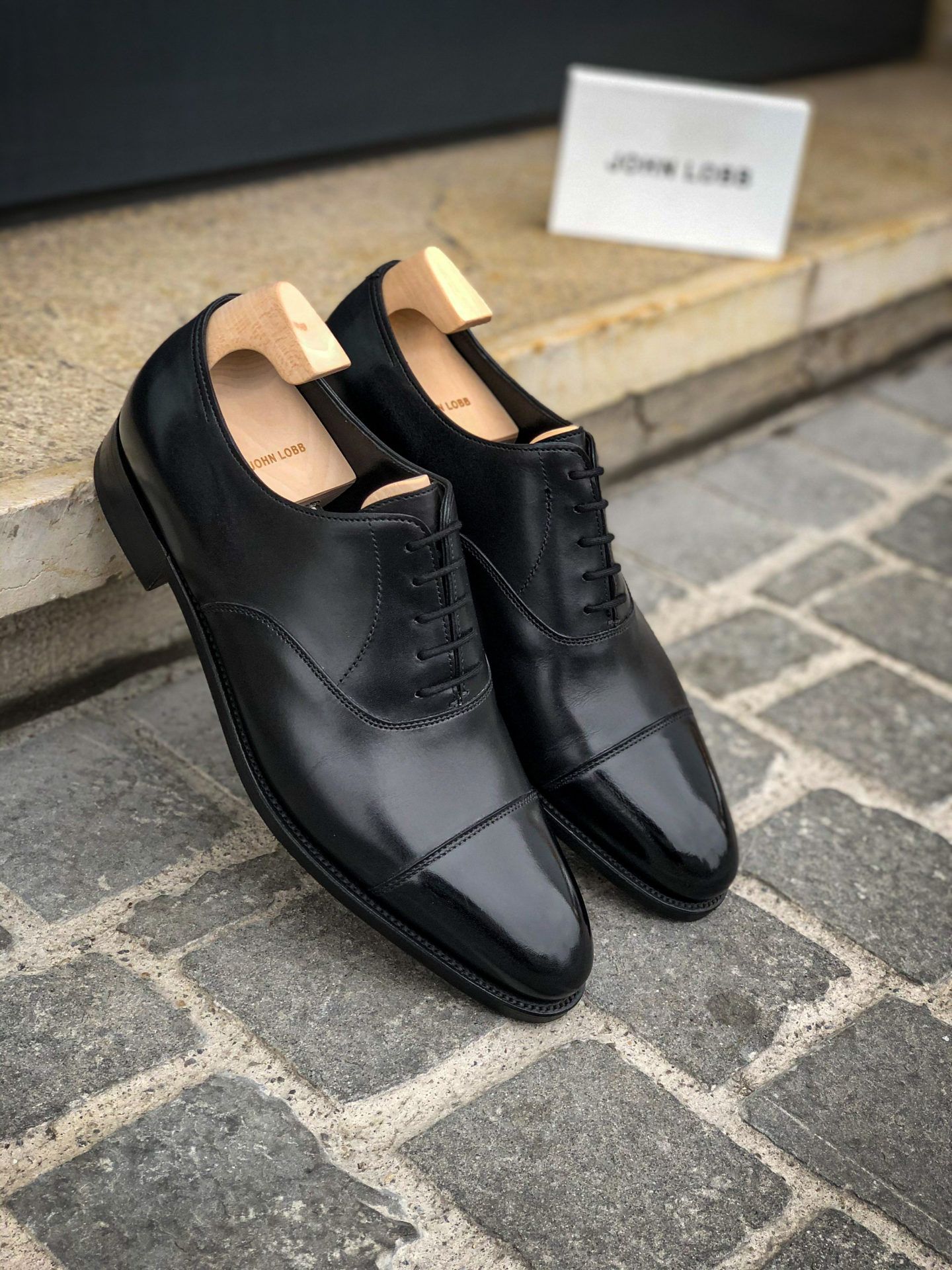 John Lobb City II Black • Luxury Shoes in Geneva | Brogue