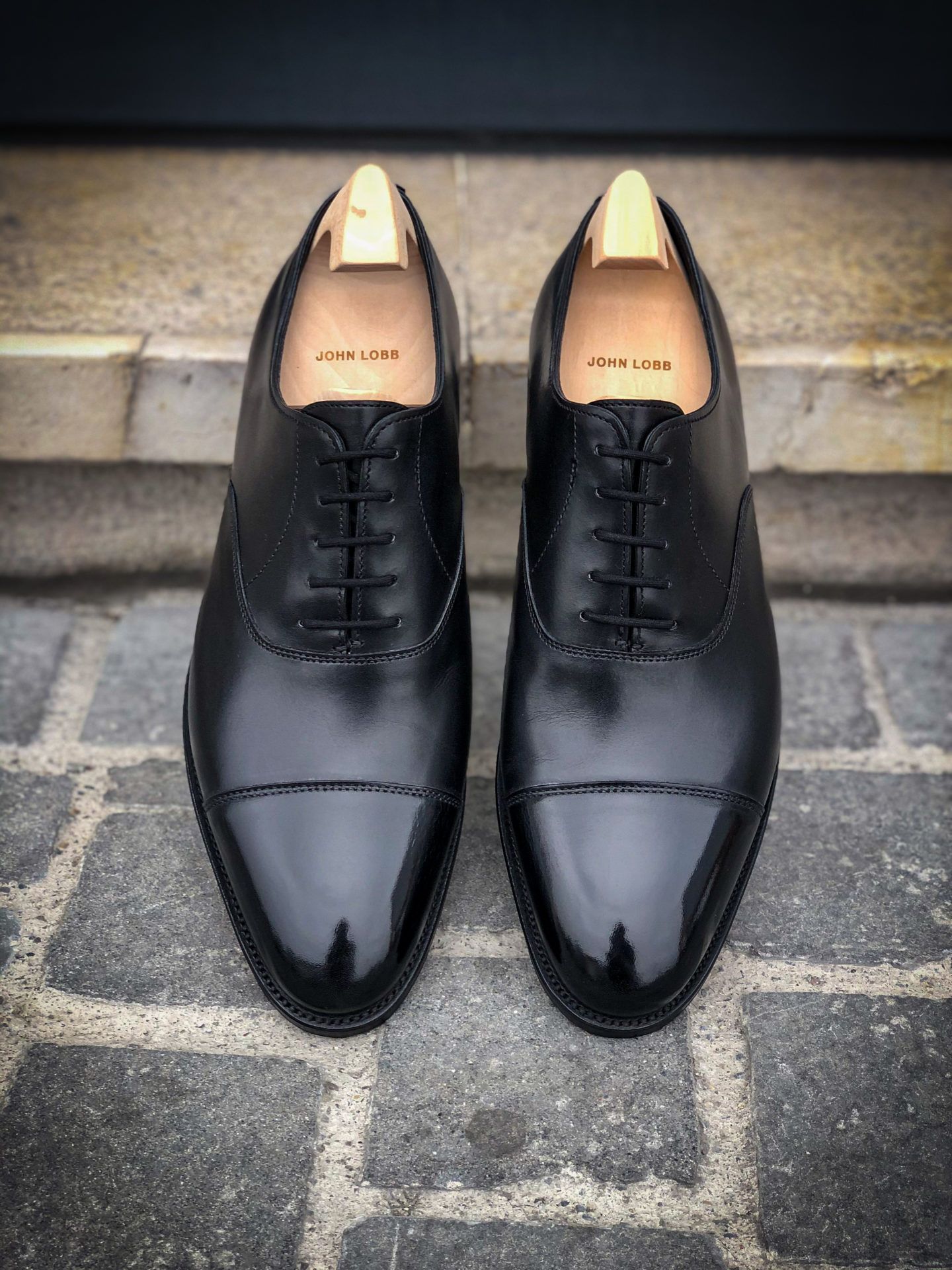 John Lobb City II Black • Luxury Shoes in Geneva | Brogue
