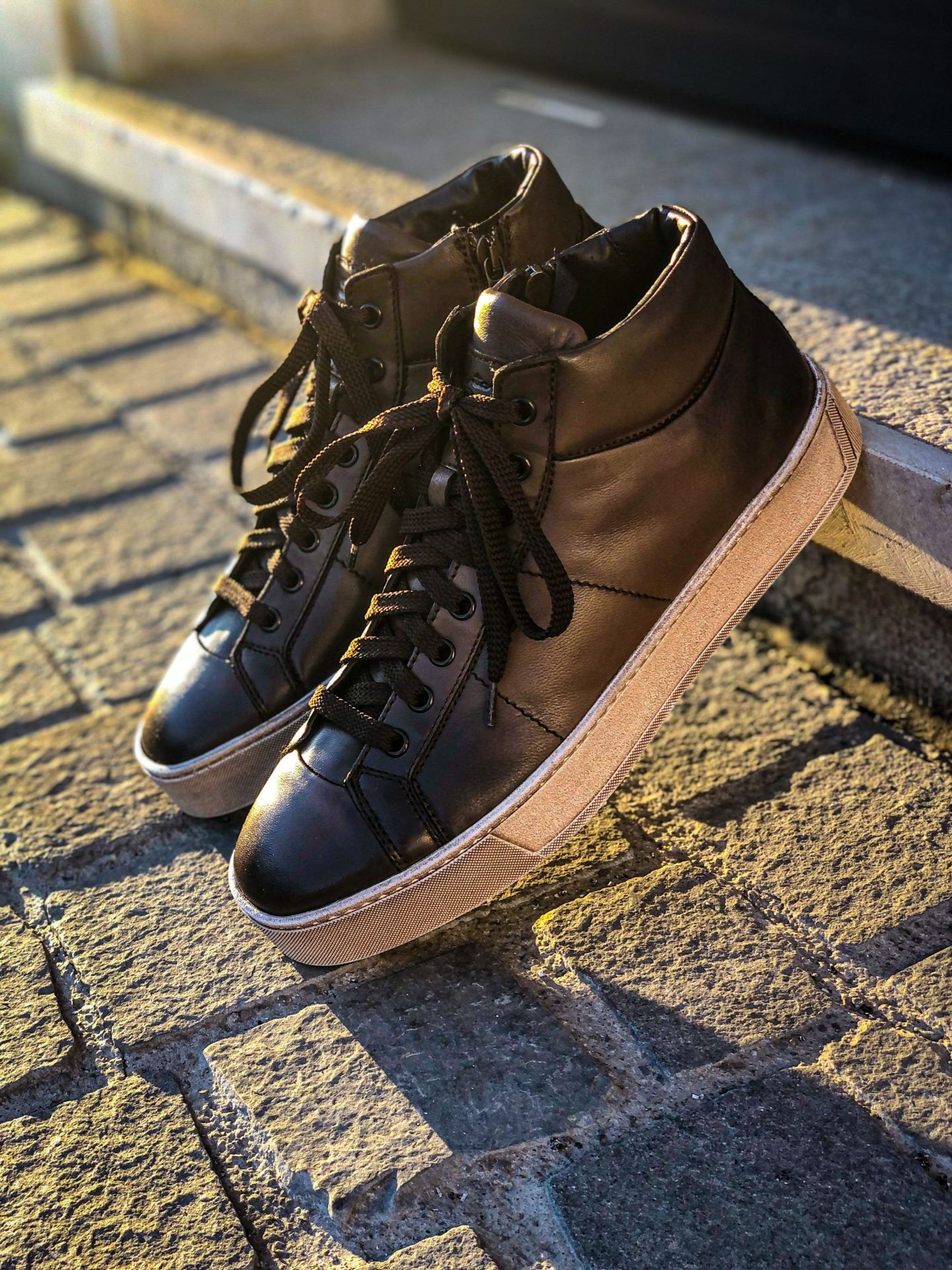 santoni sneaker high